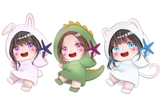 draw chibi art with anime style