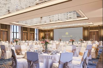 design 3d weeding hall, banquet decor, event hall, conference hall, hotel lobby