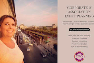plan and coordinate your corporate or association event