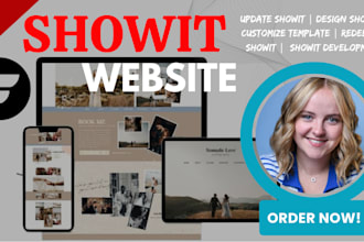 design showit, customize showit website, showit template, redesign showit