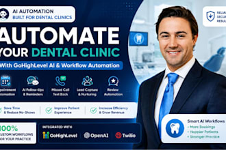 automate your dental clinic with gohighlevel ai and workflow automation