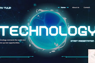 design a professional technology powerpoint presentation