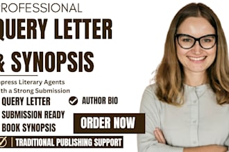 write a compelling query letter and book synopsis for literary agents