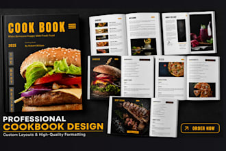 write quality cookbook recipe book, cookbook design, cookbook formatting,