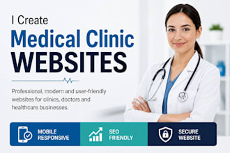 design medical healthcare homecare clinic website