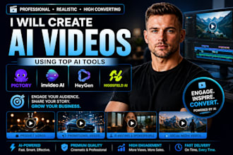 create ai videos using pictory invideo ai heygen and higgsfield ai