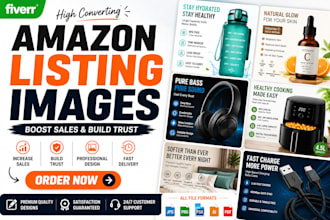 design amazon listing images and infographics