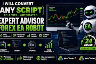 convert any script to a well automated expert advisor forex ea robot