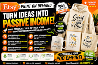 do printify print on demand tshirt and merchandise listings