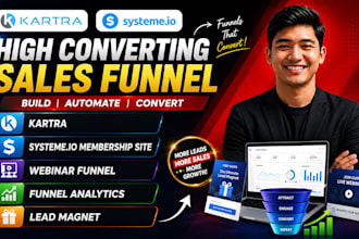 kartra, systeme io membership site,webinar funnel, funnel analytics, lead magnet