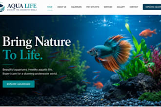 build wix website aquarium website equestrian website horse grooming website