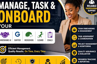 manage, task, onboard your handshake ai hedgehog, gaffer, lizard, outlier