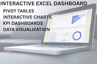 build interactive excel dashboards and reports