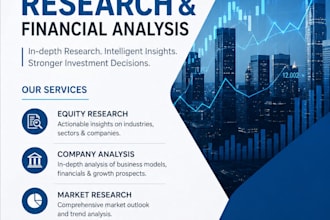 write finance and investment research articles