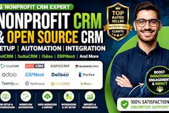 setup nonprofit crm civicrm erpnext odoo suitecrm espocrm sugarcrm dolibarr