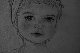 draw a stunning semi realistic potrait from your photo