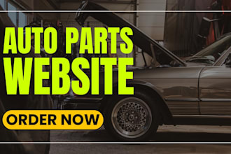 build auto parts shopify store, automotive website, automobile car parts website