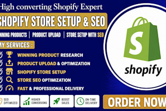 do winning product research, product sourcing, and importing to shopify store