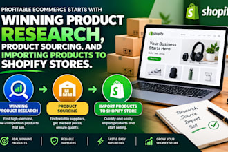 do shopify product research and product sourcing