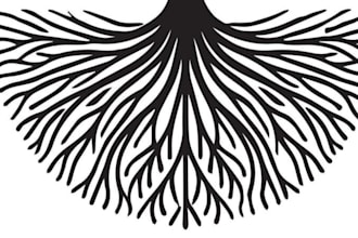create a modern and creative custom tree logo design