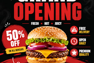restaurant menu food flyer