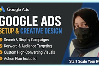 setup google ads and design ad creative
