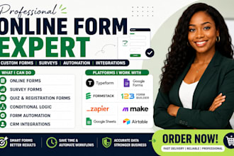 design custom online forms survey typeform 123formbuilder formstack google forms