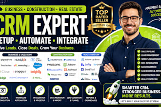 capsule crm bitrix24 vtiger pipedrive construction real estate crm automation