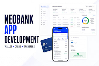 develop a neobank app, paybox digital wallet, virtual card, money transfer app