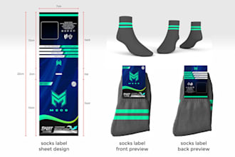 make unique and eye catching sock designs
