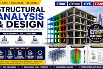 do structural analysis and design using etabs, sap2000, safe and staad pro