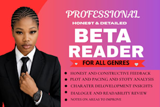 beta read your fantasy, romance, historical, dark, thriller