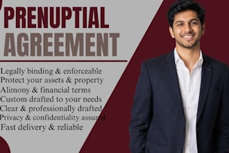 draft prenuptial agreements prenup family law marriage legal contracts agreement