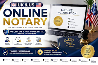 notarize UK US legal documents with fast online notarization
