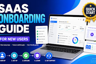 create a saas onboarding guide for new users