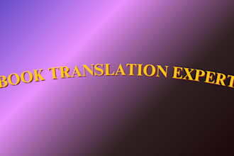 do a well detailed book translation