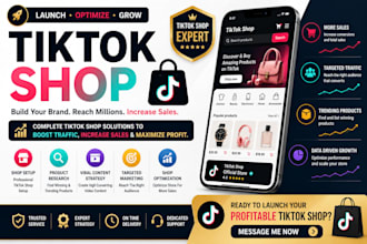 setup optimize and manger your tiktok shop professionally