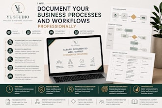 document your business processes and workflows professionally