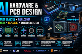design ai hardware smart glasses qualcomm embedded systems camera dsp audio pcb