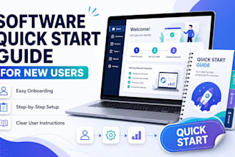 create a software quick start guide for new users