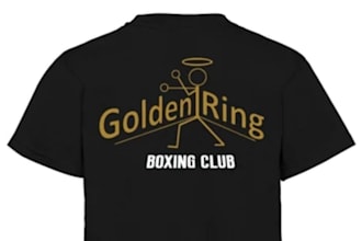 create custom MMA boxing logo for gym and brand