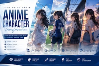 transform your character into stunning anime waifu art
