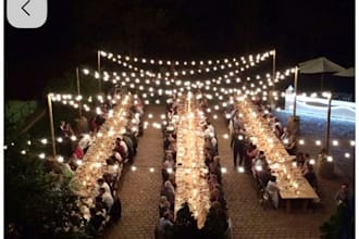 create website for event planners, wedding planners
