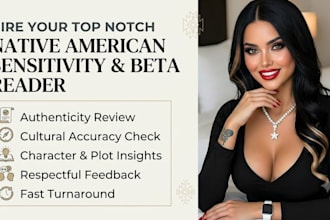 be your native american beta reader and sensitivity reader