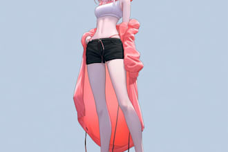 draw anime character illustration