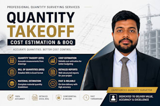 provide detailed boq and professional takeoff services