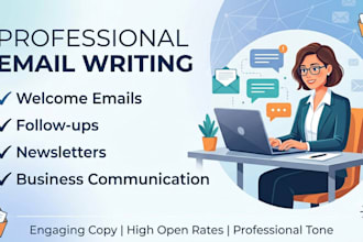 write professional emails, letters and business messages