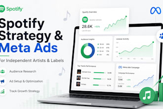 create a spotify marketing strategy and meta ads campaign for your music