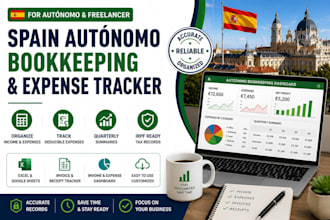 do spain autónomo  bookkeeping and expense tracking for deductible expenses tax
