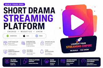 build a short drama streaming app for ios android and web platform
